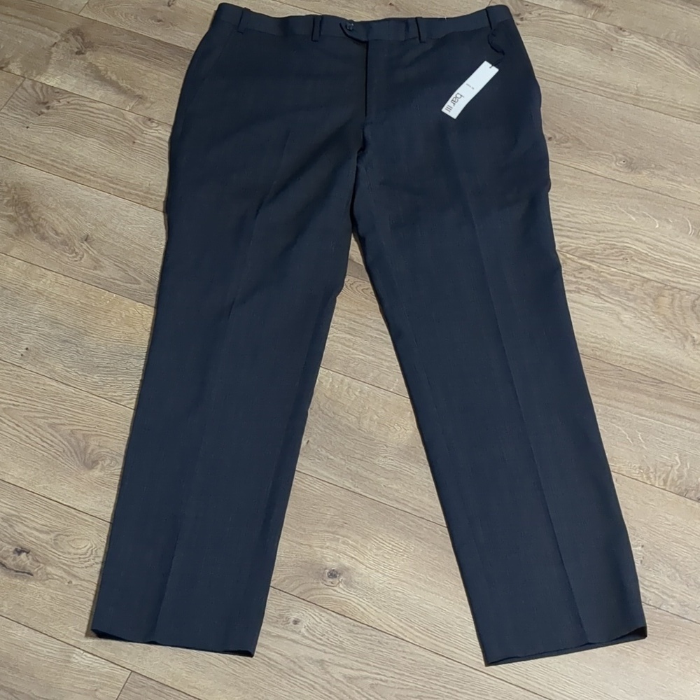 Bar III Slim Fit  Charcoal Wool Dress Pants NWT 38W 32L - Picture 4 of 15